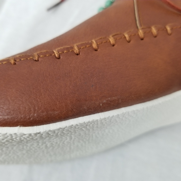 Feather and beaded faux fur lined ankle booties - Picture 5 of 13